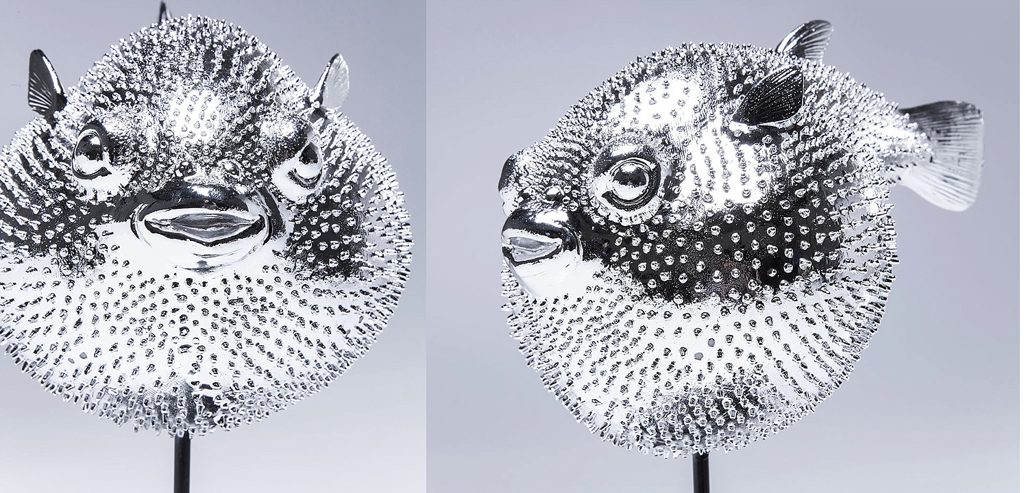 Статуэтка Silver Blowfish Статуэтка Silver Blowfish - Loft-Concept в Перми