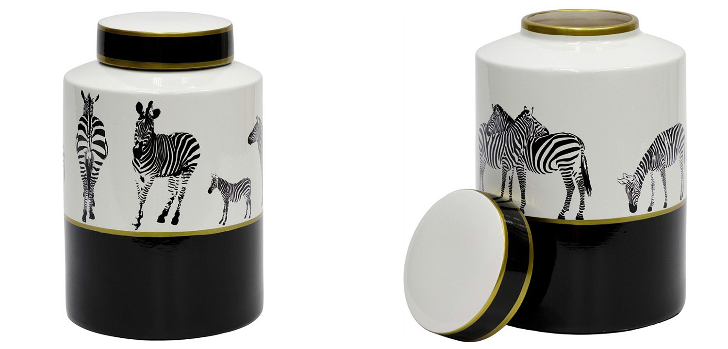 Ваза Zebra Vase white and black 26 Ваза Zebra Vase white and black 26 - Loft-Concept в Перми