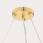 Люстра подвесная из золотых колец 57 см Golden Circles варинант исполнения - 11 | Loft Concept в Перми