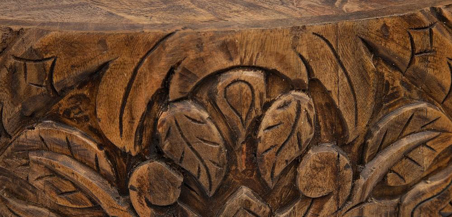 Кофейный стол Indian Carved Mango Tree  - Loft-Concept в Перми