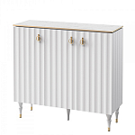 Консоль с дверками и белым рельефным фасадом Expanses of Beauty варинант исполнения - 1 | Loft Concept в Перми