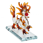 Декоративная стеклянная статуэтка Дракон Glass Dragon Statuette варинант исполнения - 2 | Loft Concept в Перми