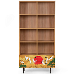 Широкий стеллаж с принтом Elise Rack варинант исполнения - 1 | Loft Concept в Перми