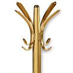 Вешалка золотого цвета с 4-мя крючками из пластика Curves Hangers варинант исполнения - 2 | Loft Concept в Перми