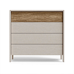 Комод 4 ящика с подсветкой на рельефном фасаде Warm Industrial варинант исполнения - 5 | Loft Concept в Перми