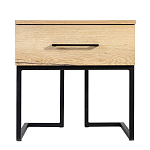 Тумба прикроватная с ящиком в стиле лофт Urban Style Space 2 варинант исполнения - 3 | Loft Concept в Перми