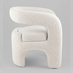 Кресло дизайнерское для лаунж зоны жемчужного цвета Pearl Lounge варинант исполнения - 8 | Loft Concept в Перми