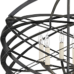 Люстра черная из эллиптических элементов Overlapping Orbits варинант исполнения - 1 | Loft Concept в Перми