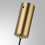 Подвесной светильник с плафоном в форме цилиндра из алебастра Cryptocrystalline Stone варинант исполнения - 4 | Loft Concept в Перми