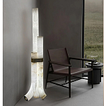 Торшер геометрический с тремя мраморными плафонами Marble Tripod варинант исполнения - 6 | Loft Concept в Перми