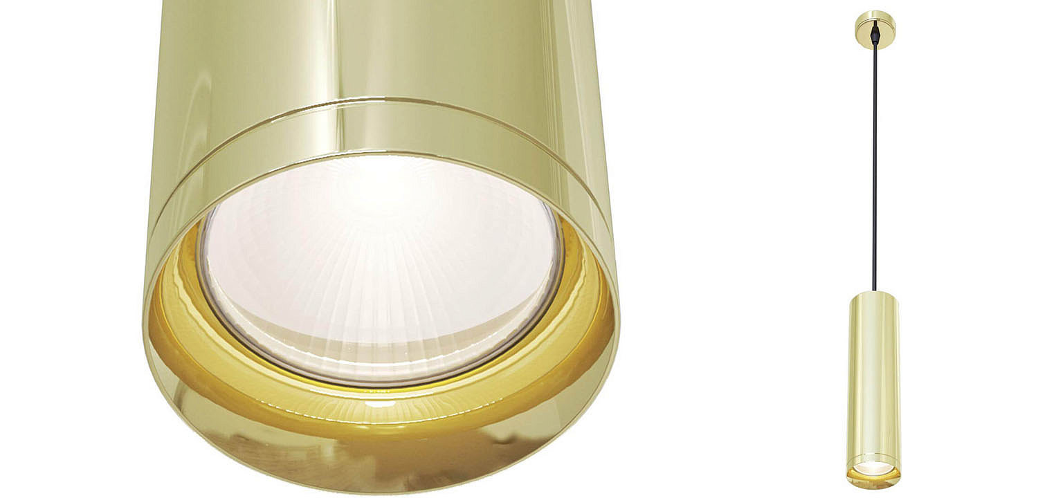 Подвесной светильник Trumpet tube gold 30 Подвесной светильник Trumpet tube gold 30 - Loft-Concept в Перми