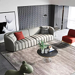 Дизайнерский журнальный стол на прозрачном основании Nofon варинант исполнения - 2 | Loft Concept в Перми