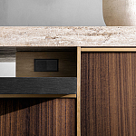 Кухонный гарнитур из массива дуба и камня Ratio Dada Engenereed варинант исполнения - 14 | Loft Concept в Перми