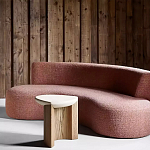 Дизайнерский журнальный стол полукруглой формы Pokun варинант исполнения - 4 | Loft Concept в Перми