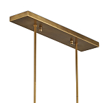 Люстра прямоугольная из толстого литого стекла Cast Glass варинант исполнения - 5 | Loft Concept в Перми