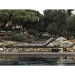 Шезлонг на металлическом каркасе с регулируемой спинкой GUELL Sunbed варинант исполнения - 9 | Loft Concept в Перми