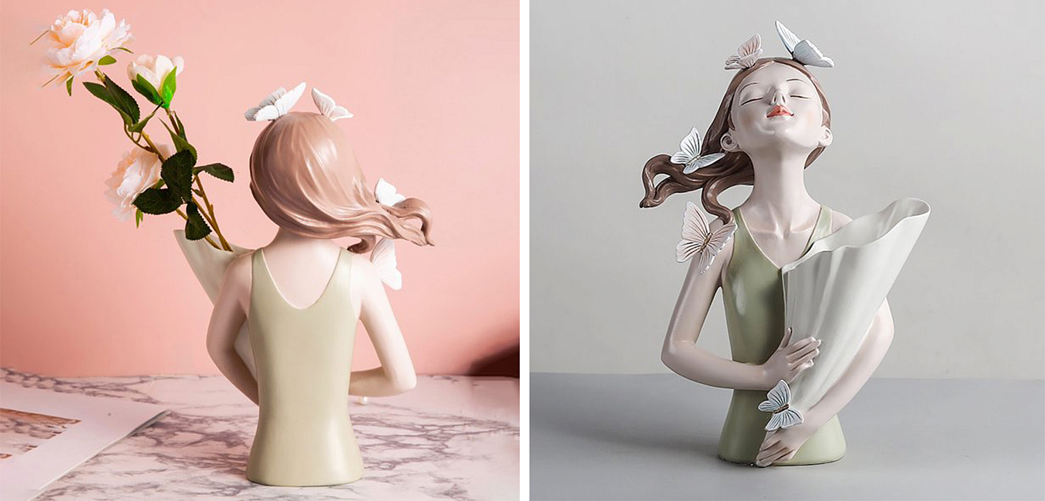 Статуэтка Butterfly Girl Vase Статуэтка Butterfly Girl Vase - Loft-Concept в Перми