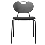 Стул с мягким сиденьем черный Stool Loft Black варинант исполнения - 1 | Loft Concept в Перми