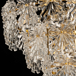 Люстра многоярусная с объемными прозрачными цветами Hanging Flowers варинант исполнения - 8 | Loft Concept в Перми