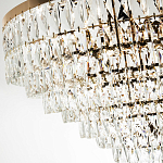 Люстра с прямоугольными хрустальными подвесками Lunet Crystal Rectangulars Chandelier 18 варинант исполнения - 2 | Loft Concept в Перми