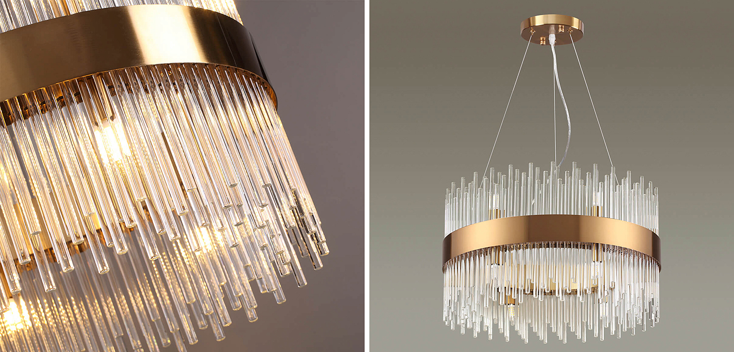 Люстра Nembus Chandelier Gold Circle Люстра Nembus Chandelier Gold Circle - Loft-Concept в Перми