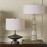 Настольная лампа с конусовидным каменным корпусом Regency варинант исполнения - 3 | Loft Concept в Перми