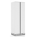 Двухдверный шкаф белого цвета Strict Lines варинант исполнения - 2 | Loft Concept в Перми