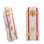 Сувенир Погон МВД из натурального камня мрамор Souvenir Epaulets варинант исполнения - 7 | Loft Concept в Перми