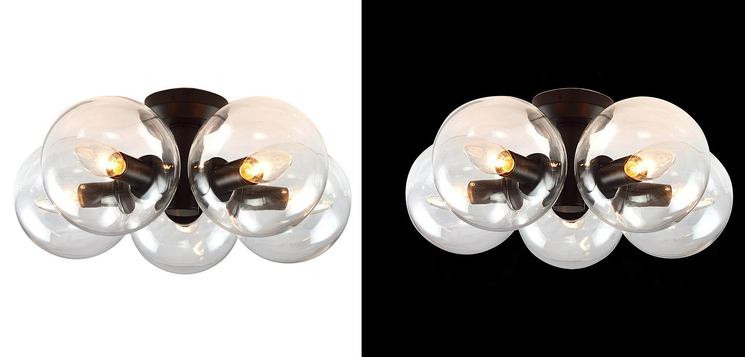Потолочный светильник Modo 5 Globes Ceiling Lamp 41 Потолочный светильник Modo 5 Globes Ceiling Lamp 41 - Loft-Concept в Перми