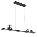 Светодиодная линейная люстра IONA Сhandelier black 103 варинант исполнения - 2 | Loft Concept в Перми