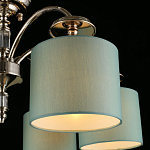 Люстра потолочная Nikoletta с бирюзовым плафоном варинант исполнения - 4 | Loft Concept в Перми