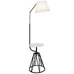 Торшер с абажуром и приставным столом Ottavio Lighting and Furniture Floor Lamp варинант исполнения - 1 | Loft Concept в Перми