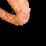 Люстра кольцевая с частичками натурального горного хрусталя Crystal Shimmer варинант исполнения - 4 | Loft Concept в Перми