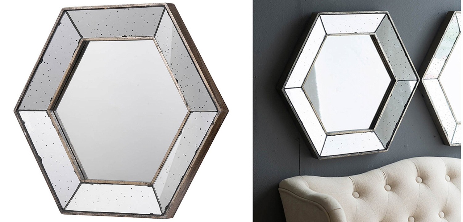 Зеркало Hexagonal Mirror Зеркало Hexagonal Mirror - Loft-Concept в Перми
