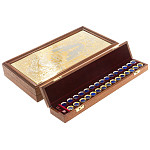 Нарды настольные из натурального камня лазурит и долерит Backgammon from Stone варинант исполнения - 4 | Loft Concept в Перми