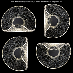 Бра из текстурированного прозрачного стекла с изогнутым краем Textured Glass  варинант исполнения - 6 | Loft Concept в Перми