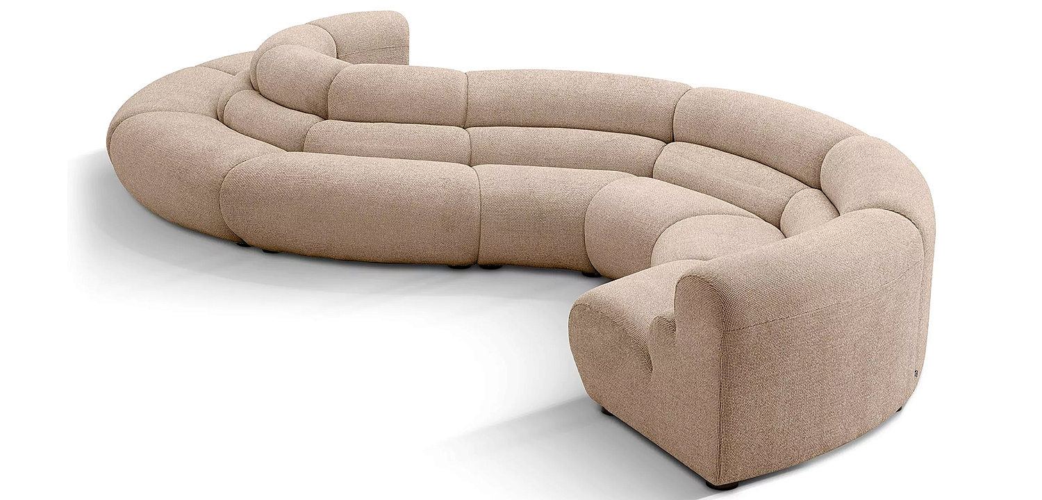 Модульный диван Eichholtz Sofa Lindau Inside Corner Sand Модульный диван Eichholtz Sofa Lindau Inside Corner Sand - Loft-Concept в Перми