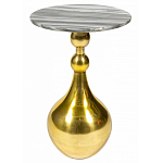 Кофейный столик с мраморной столешницей Sleeve Arabia варинант исполнения - 1 | Loft Concept в Перми