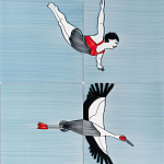 Плитка с узором Аист варинант исполнения - 3 | Loft Concept в Перми