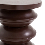 Фигурный приставной столик бордового цвета  AMORPHOUS варинант исполнения - 3 | Loft Concept в Перми