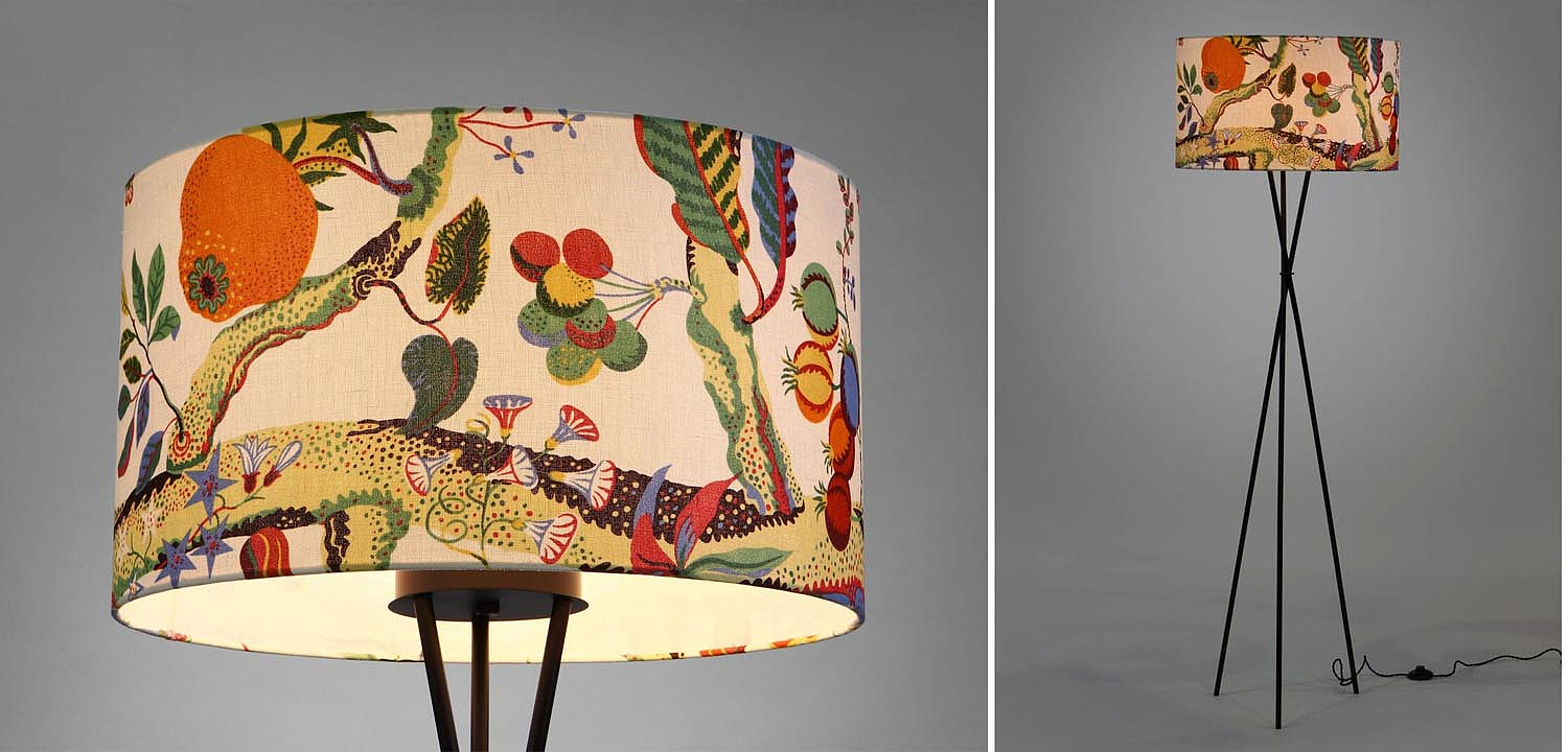 Торшер Colored Lampshade Tree Floor Lamp Торшер Colored Lampshade Tree Floor Lamp - Loft-Concept в Перми