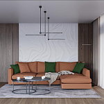 Торшер черного цвета с круглым основанием и вытянутым поворотным плафоном Trumpet tube варинант исполнения - 4 | Loft Concept в Перми