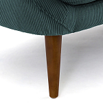 Трехместный диван с обивкой из велюра Belanger Sofa варинант исполнения - 5 | Loft Concept в Перми