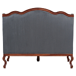 Диван двухместный из натурального бука цвета антрацит Solid Luxury варинант исполнения - 2 | Loft Concept в Перми