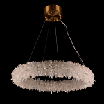 Люстра круглая с натуральным горным хрусталем Crystal Shimmer варинант исполнения - 3 | Loft Concept в Перми