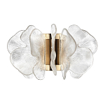 Бра с крупными прозрачными лепестками с рельефной поверхностью Ethereal Bloom варинант исполнения - 1 | Loft Concept в Перми