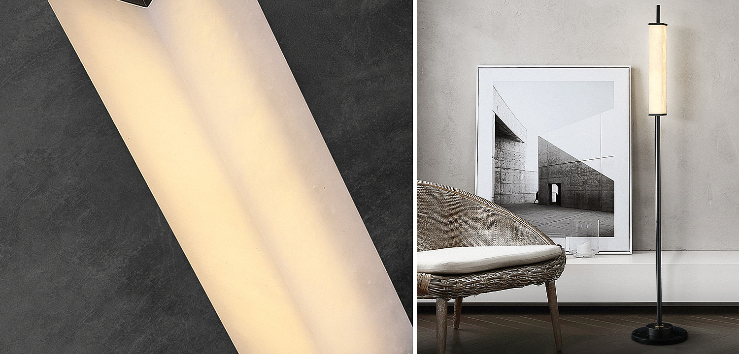 Торшер Gaelle Modern Marble Floor Lamp Торшер Gaelle Modern Marble Floor Lamp - Loft-Concept в Перми