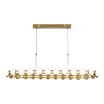 Люстра овальная с круглыми светодиодными источниками света Maxine Light варинант исполнения - 4 | Loft Concept в Перми