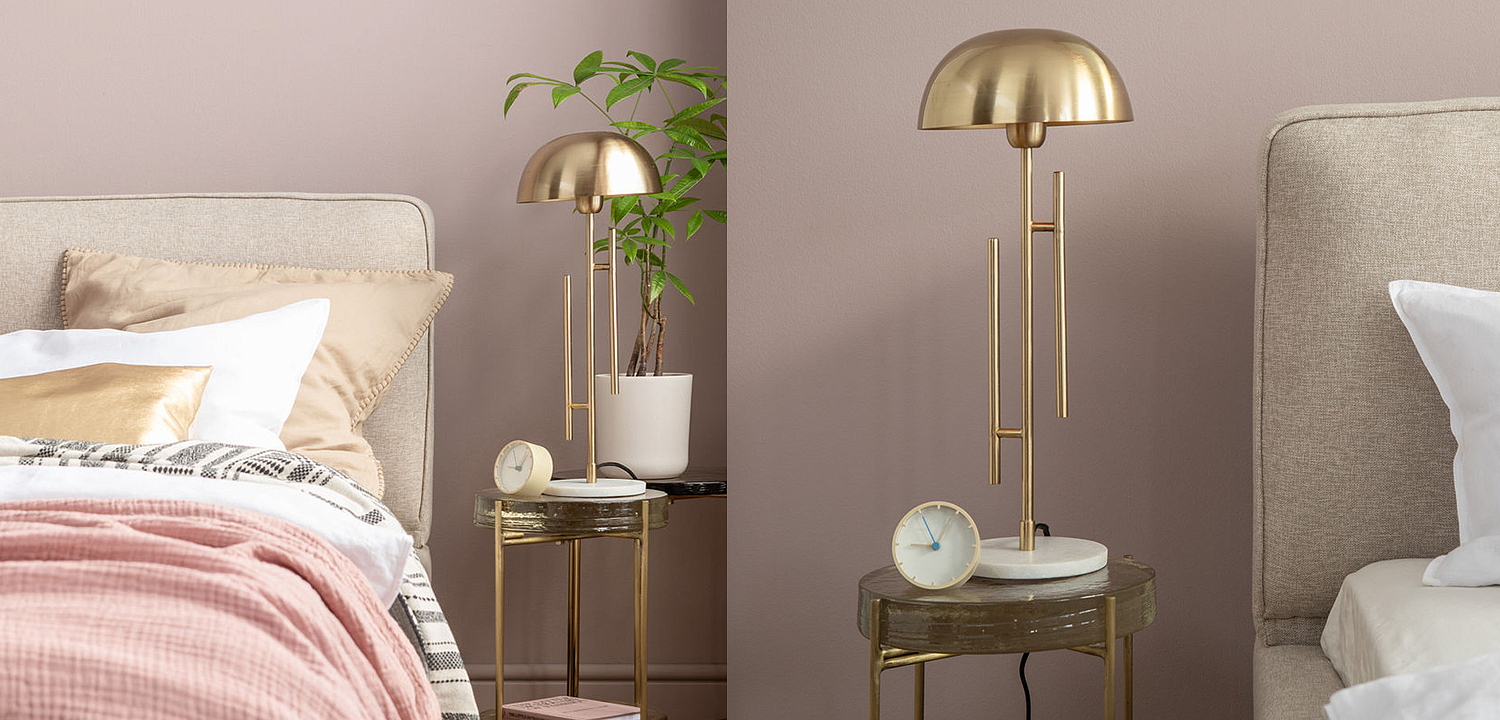 Настольная лампа Geometric Brass Table Lamp Настольная лампа Geometric Brass Table Lamp - Loft-Concept в Перми
