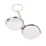 Зеркало брелок карманное двухстороннее из натурального камня Оникс Silver Stone Mirrors варинант исполнения - 6 | Loft Concept в Перми